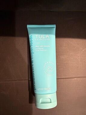 Tula Skincare Purifying Face Cleanser - Aqua Blue Tube
